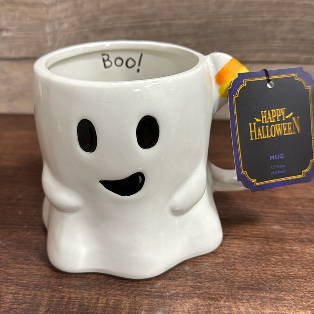 Super Cute 🥰 Halloween Ghost Boo! 👻 Mug with Marshmallow  - New